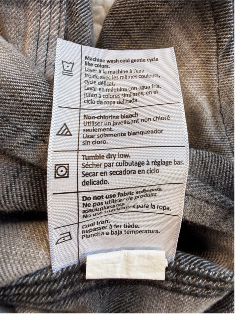 Carhartt Rugged Flex Hamilton Plaid Snap Front Flannel Shirt 3XL Gray 103855 - Picture 11 of 11